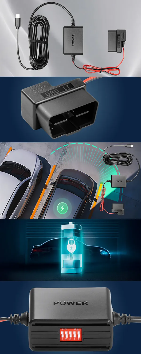 Napájací adaptér pre parkovací režim OBD II