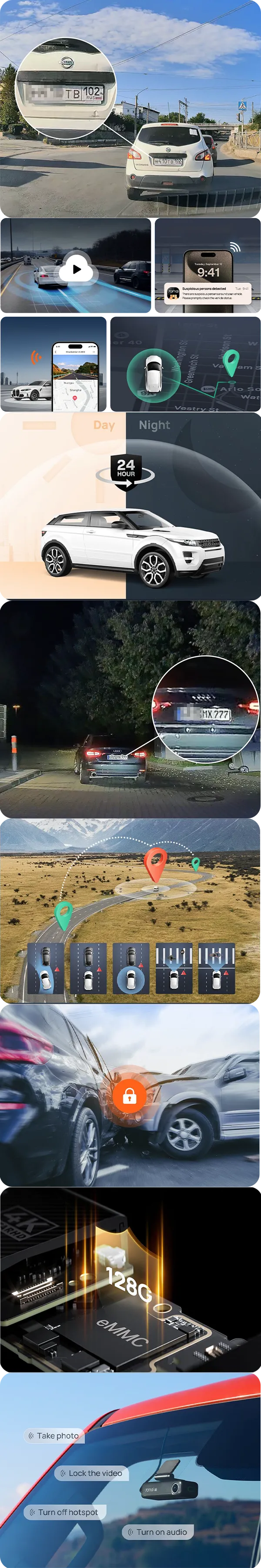 70mai M800 4K zachytí každý detail na ceste – aj v úplnej tme.