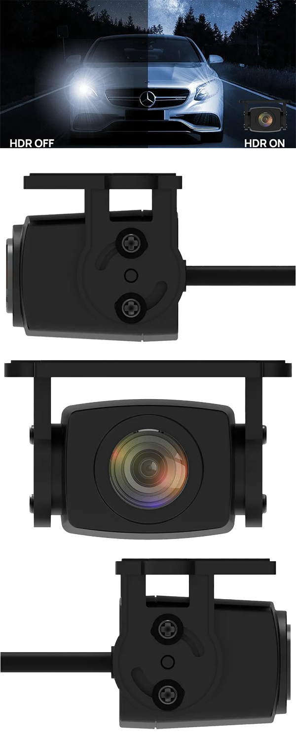 1080P HDR externá cúvacia kamera – montuje sa nad evidenčné číslo vozidla