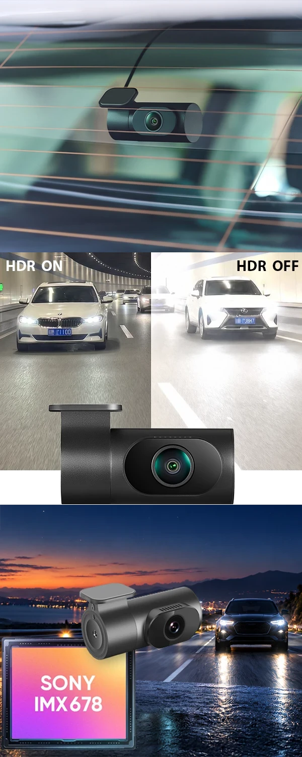 Zadná kamera 4K HDR – detailný obraz za autom